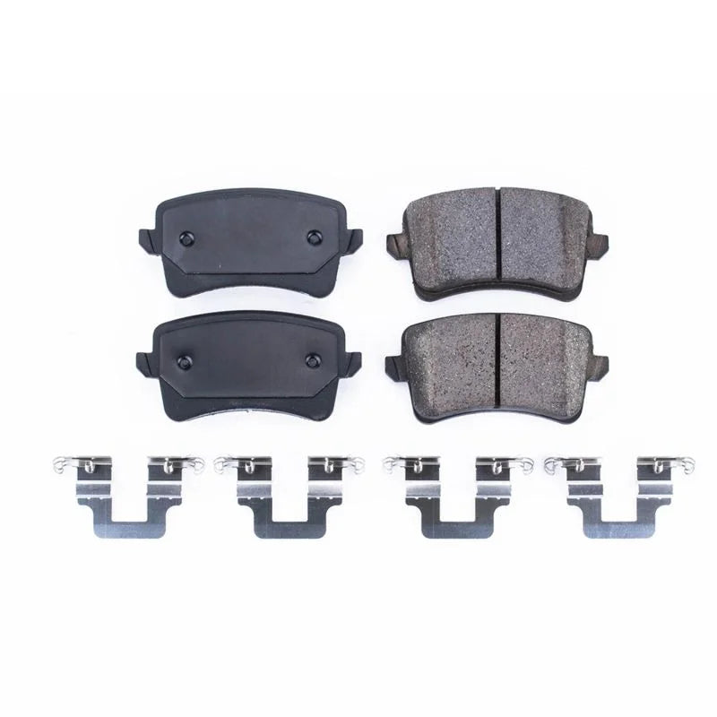 PowerStop Rear Z17 Evolution Ceramic Brake Pads w/Hardware fits 2010-2016 Audi A4 / 2009-2016 Audi A4 Quattro / 2010-2014 ...
