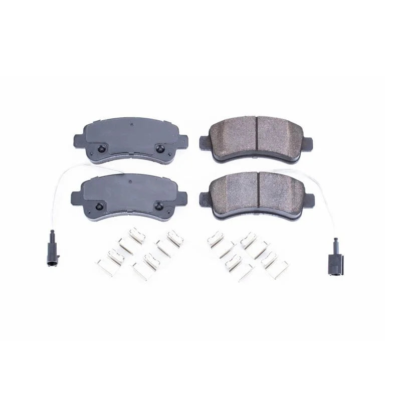 PowerStop Rear Z17 Evolution Ceramic Brake Pads w/Hardware fits 2014-2015 2018 Ram Promaster 1500 / 2014-2018 Ram Promaste...