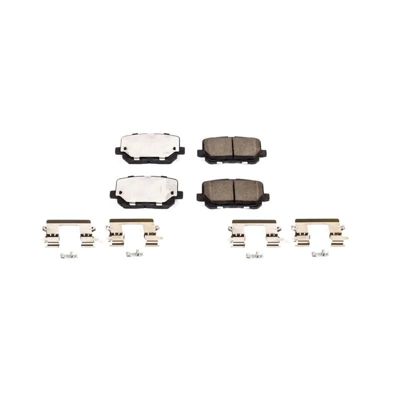 PowerStop Rear Z17 Evolution Ceramic Brake Pads w/Hardware fits 2014-2023 Dodge Charger Pursuit - Main Product View