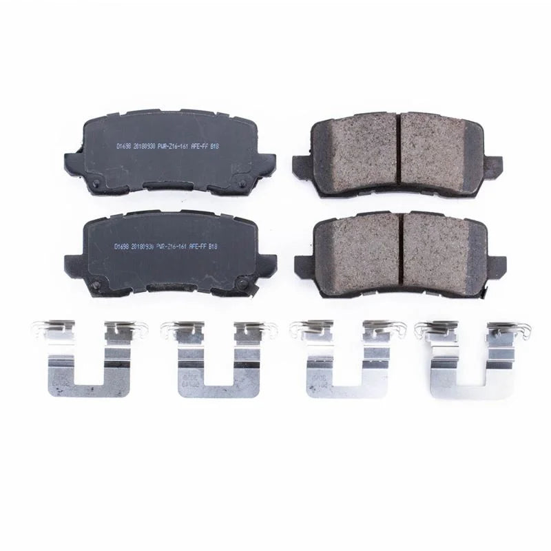 PowerStop Rear Z17 Evolution Ceramic Brake Pads w/Hardware fits 2017-2020 Acura MDX / 2014-2020 Acura Rlx / 2014 2016-2020...