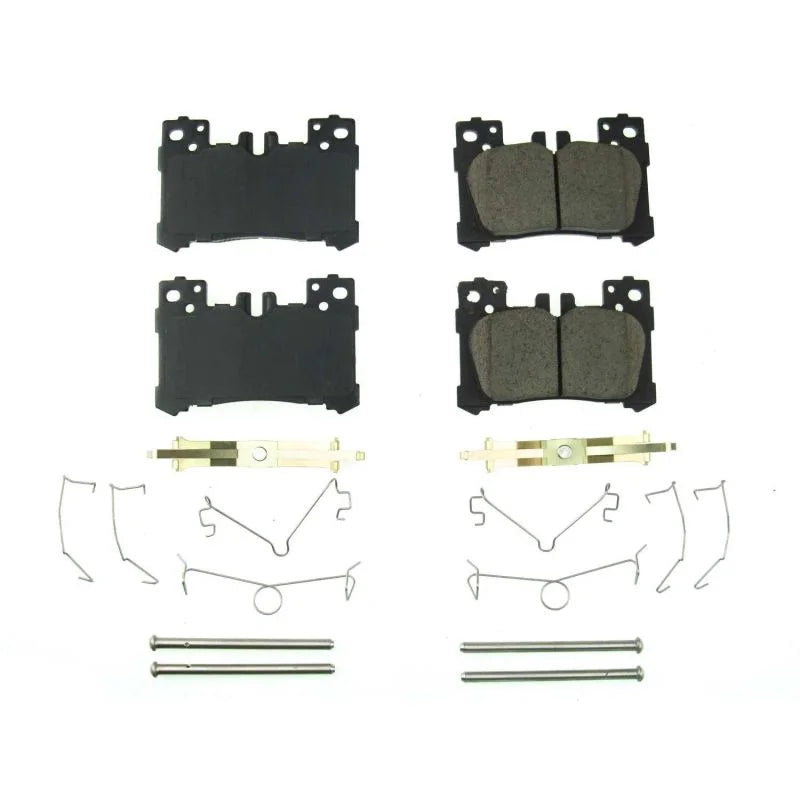 PowerStop Rear Z17 Evolution Ceramic Brake Pads w/Hardware fits 2018-2024 Lexus LC500 / 2018-2023 Lexus LC500H / 2018-2023...