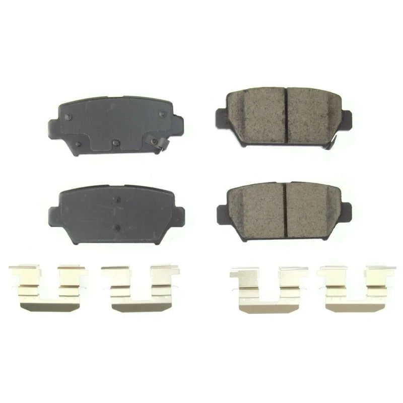 PowerStop Rear Z17 Evolution Ceramic Brake Pads w/Hardware fits 2018-2024 Mitsubishi Eclipse Cross - Main Product View