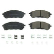 Load image into Gallery viewer, PowerStop Rear Z17 Evolution Ceramic Brake Pads w/Hardware fits 2019 Ford Ranger / 2019-2023 Ford Ranger Lariat - Main Pro...