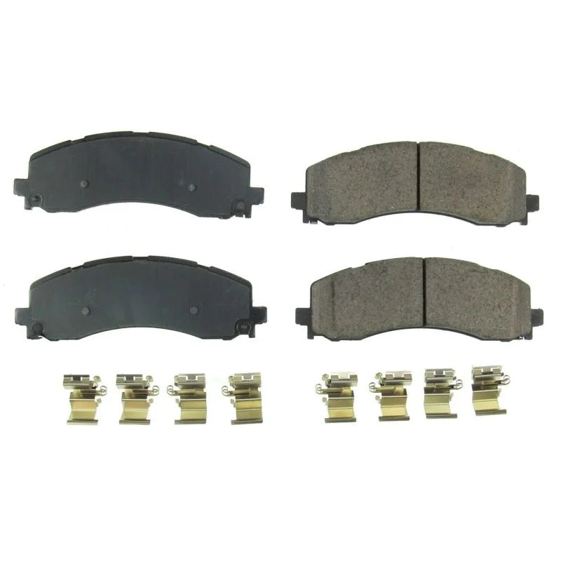 PowerStop Rear Z17 Evolution Ceramic Brake Pads w/Hardware fits 2019-2025 Ram 2500 / 2019-2025 Ram 3500 - Main Product View