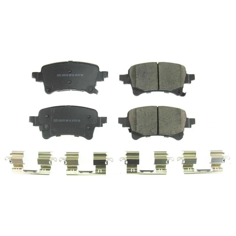 PowerStop Rear Z17 Evolution Ceramic Brake Pads w/Hardware fits 2020-2025 Jeep Gladiator / 2021-2025 Jeep Wrangler - Main ...