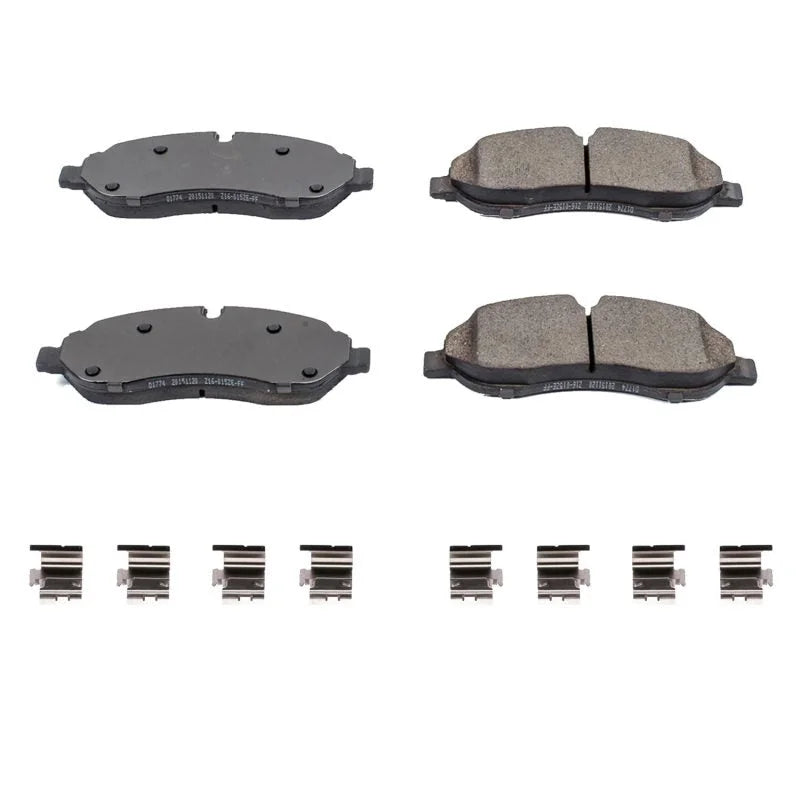 PowerStop Rear Z17 Evolution Ceramic Brake Pads w/Hardware fits 2022-2024 Ford E-transit / 2020-2024 Ford Transit-150 / 20...