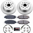 Load image into Gallery viewer, PowerStop Rear Z17 Evolution Geomet Coated Brake Kit fits 1993-1994 Lexus LS400 - Main Product View