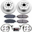 Load image into Gallery viewer, PowerStop Rear Z17 Evolution Geomet Coated Brake Kit fits 1995-2000 Lexus LS400 - Main Product View