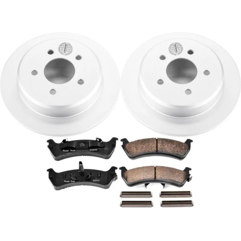 PowerStop Rear Z17 Evolution Geomet Coated Brake Kit fits 1995-2002 Ford Explorer / 1997-2001 Mercury Mountaineer / 1998-2...