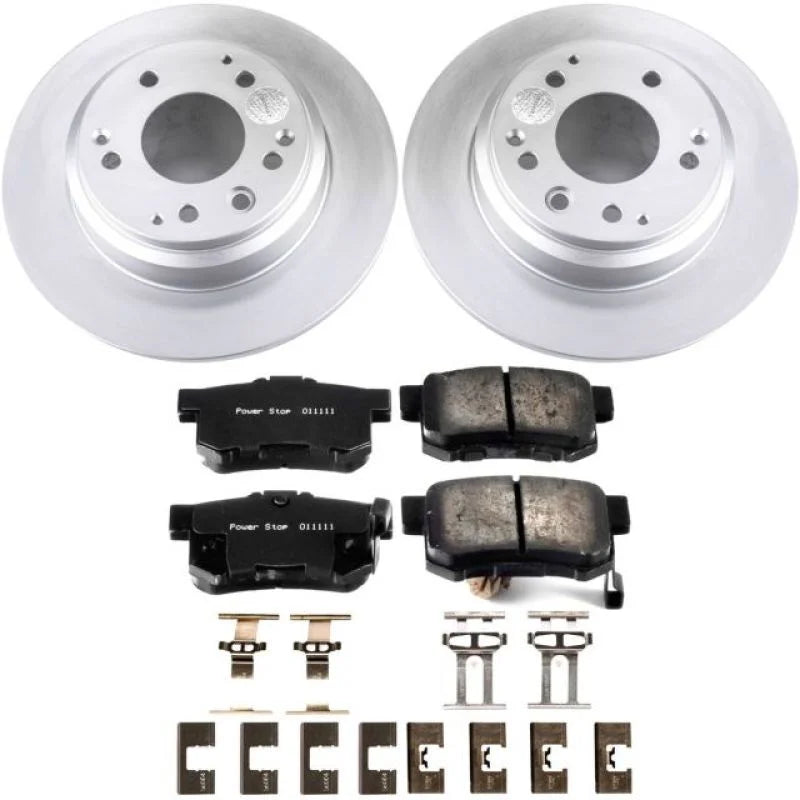 PowerStop Rear Z17 Evolution Geomet Coated Brake Kit fits 1996-1998 Acura RL / 1998 Acura RL SE / 1995-1998 Honda Odyssey ...