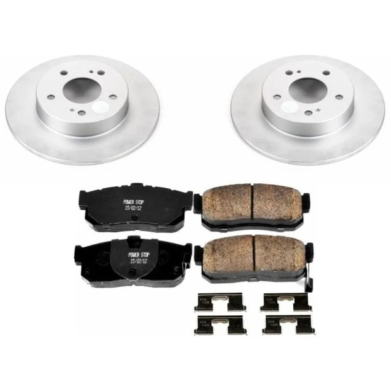PowerStop Rear Z17 Evolution Geomet Coated Brake Kit fits 1996-2001 Infiniti I30 / 1995-2001 Nissan Maxima Gle / 2001 Niss...