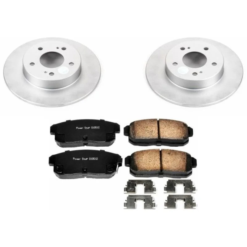 PowerStop Rear Z17 Evolution Geomet Coated Brake Kit fits 2001 Infiniti I30 / 2002-2004 Infiniti I35 / 2001-2003 Nissan Ma...