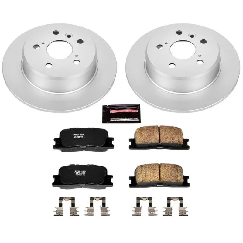 PowerStop Rear Z17 Evolution Geomet Coated Brake Kit fits 2001-2003 Toyota Highlander - Main Product View
