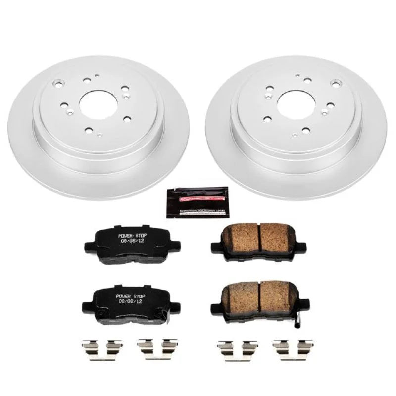 PowerStop Rear Z17 Evolution Geomet Coated Brake Kit fits 2001-2006 Acura MDX / 2003-2008 Honda Pilot EX / 2004-2008 Honda...
