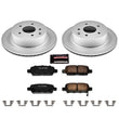 Load image into Gallery viewer, PowerStop Rear Z17 Evolution Geomet Coated Brake Kit fits 2003-2004 Infiniti G35 / 2004-2005 Infiniti G35 X / 2003-2005 Ni...