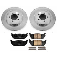 Load image into Gallery viewer, PowerStop Rear Z17 Evolution Geomet Coated Brake Kit fits 2003-2005 Lincoln Aviator - Main Product View