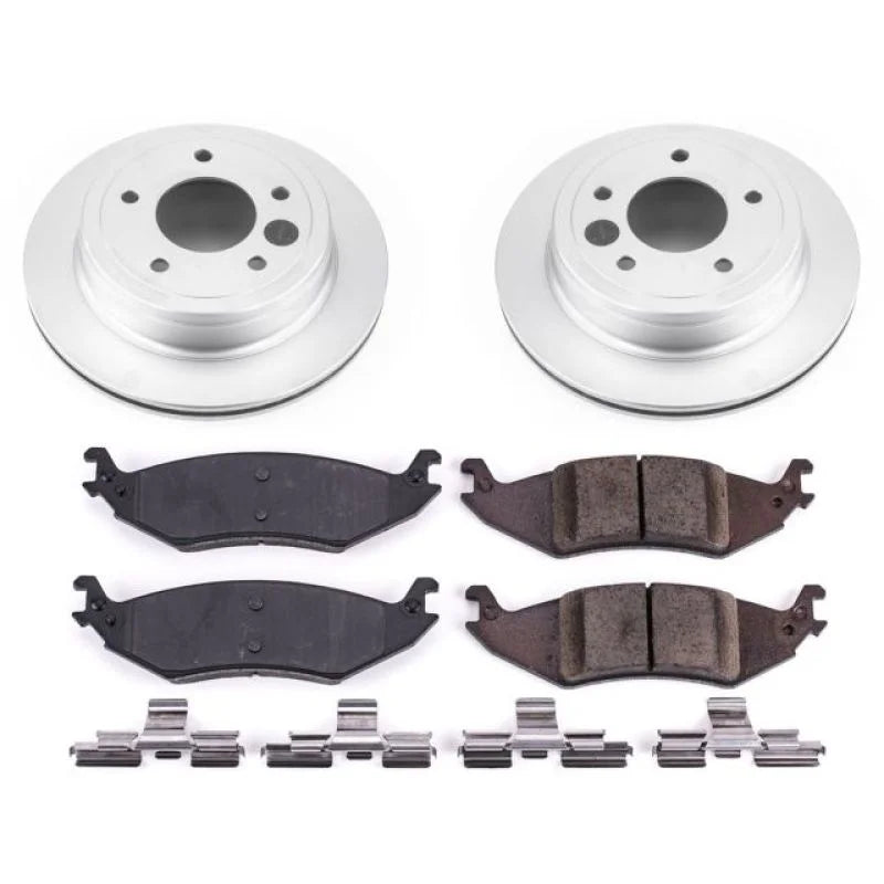 PowerStop Rear Z17 Evolution Geomet Coated Brake Kit fits 2004-2006 Ford E-150 / E-150 Club WAGON - Main Product View