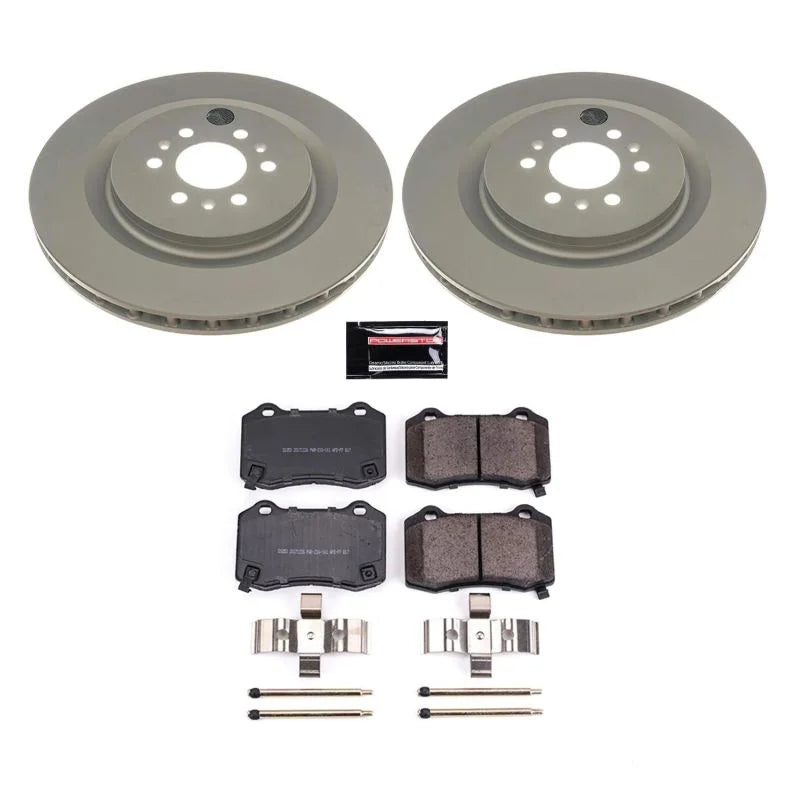 PowerStop Rear Z17 Evolution Geomet Coated Brake Kit fits 2004-2011 Cadillac CTS / STS