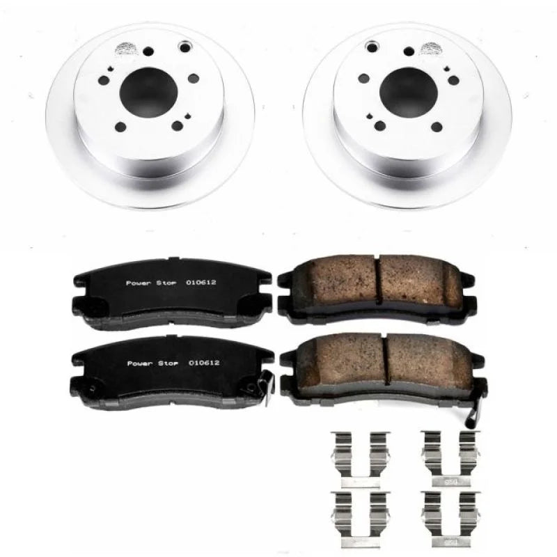 PowerStop Rear Z17 Evolution Geomet Coated Brake Kit fits 2004-2012 Mitsubishi Eclipse / Galant - Main Product View