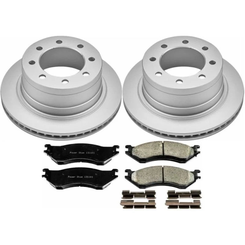 PowerStop Rear Z17 Evolution Geomet Coated Brake Kit fits 2006-2008 Dodge Ram 1500 LARAMIE / 2008 Dodge Ram 1500 SXT / 200...