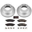 Load image into Gallery viewer, PowerStop Rear Z17 Evolution Geomet Coated Brake Kit fits 2007-2010 Ford F-250 Super Duty / 2007-2010 Ford F-350 Super Duty