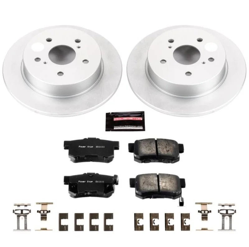 PowerStop Rear Z17 Evolution Geomet Coated Brake Kit fits 2007-2013 Suzuki SX4 - Main Product View