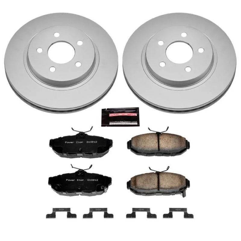 PowerStop Rear Z17 Evolution Geomet Coated Brake Kit fits 2011-2014 Ford Mustang / 2012-2013 Ford Mustang Boss 302 - Main ...