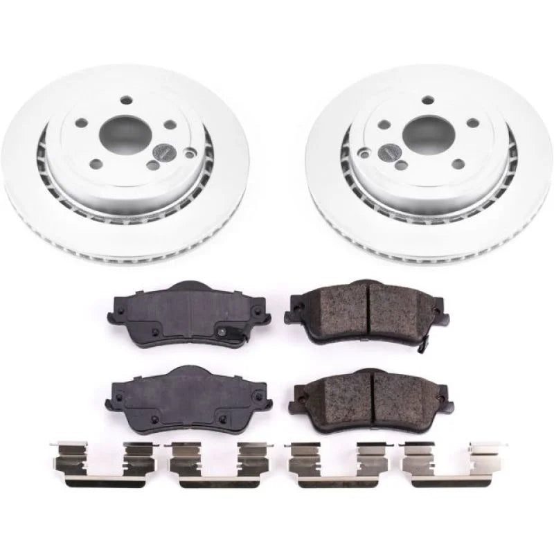 PowerStop Rear Z17 Evolution Geomet Coated Brake Kit fits 2011-2017 Chevrolet Caprice Ppv / 2014 Chevrolet SS / 2008-2009 ...