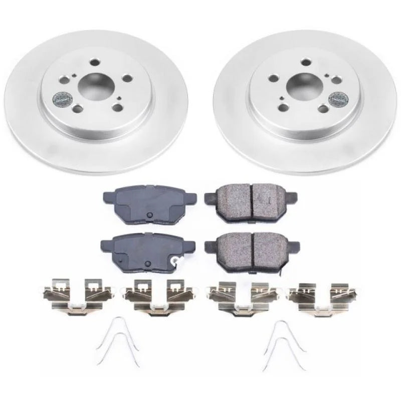 PowerStop Rear Z17 Evolution Geomet Coated Brake Kit fits 2011-2017 Lexus CT200H / 2014-2017 Lexus CT200H F SPORT - Main P...