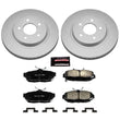 Load image into Gallery viewer, PowerStop Rear Z17 Evolution Geomet Coated Brake Kit fits 2012 Ford Mustang / 2012 Ford Mustang Shelby GT500 - Main Produc...