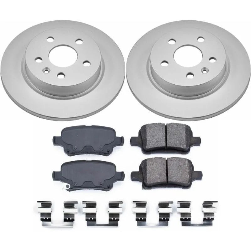 PowerStop Rear Z17 Evolution Geomet Coated Brake Kit fits 2016 Chevrolet Cruze L - Main Product View