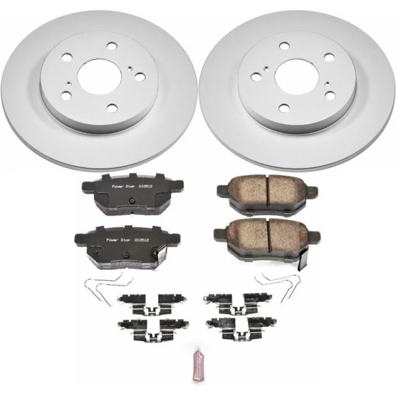 PowerStop Rear Z17 Evolution Geomet Coated Brake Kit fits 2016 Scion im / 2017-2018 Toyota Corolla im - Main Product View