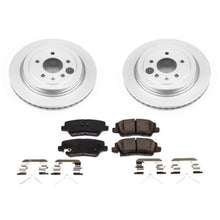 Load image into Gallery viewer, PowerStop Rear Z17 Evolution Geomet Coated Brake Kit fits 2016-2018 Cadillac ATS - Main Product View