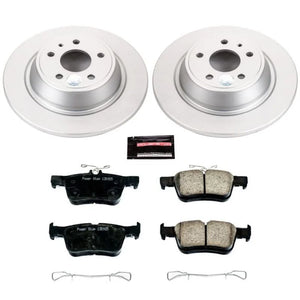 PowerStop Rear Z17 Evolution Geomet Coated Brake Kit fits 2017-2018 Ford Fusion PLATINUM / 2013-2019 Ford Fusion S / 2014-...