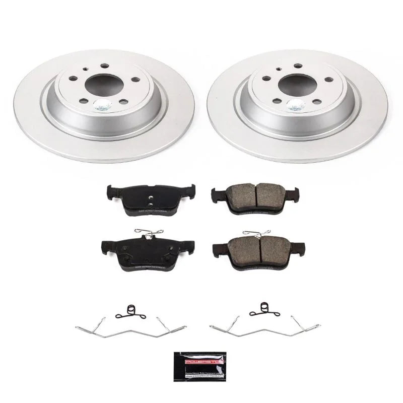 PowerStop Rear Z17 Evolution Geomet Coated Brake Kit fits 2017-2020 Ford Fusion