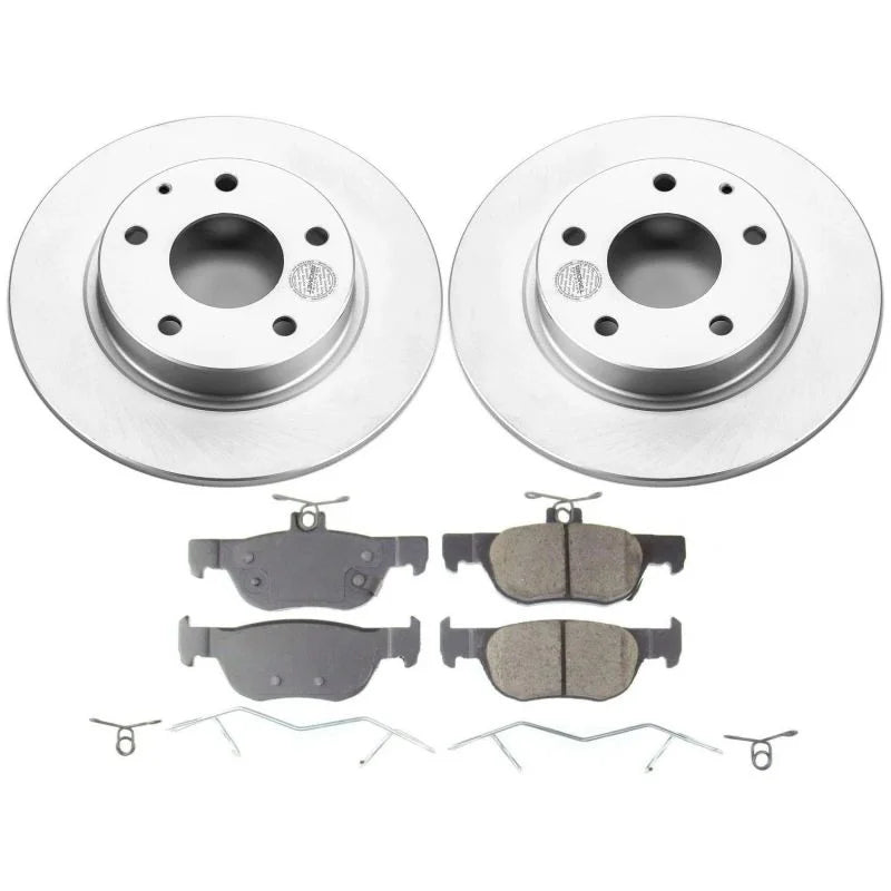 PowerStop Rear Z17 Evolution Geomet Coated Brake Kit fits 2019-2024 Mazda 3 / 2020-2023 Mazda Cx-30