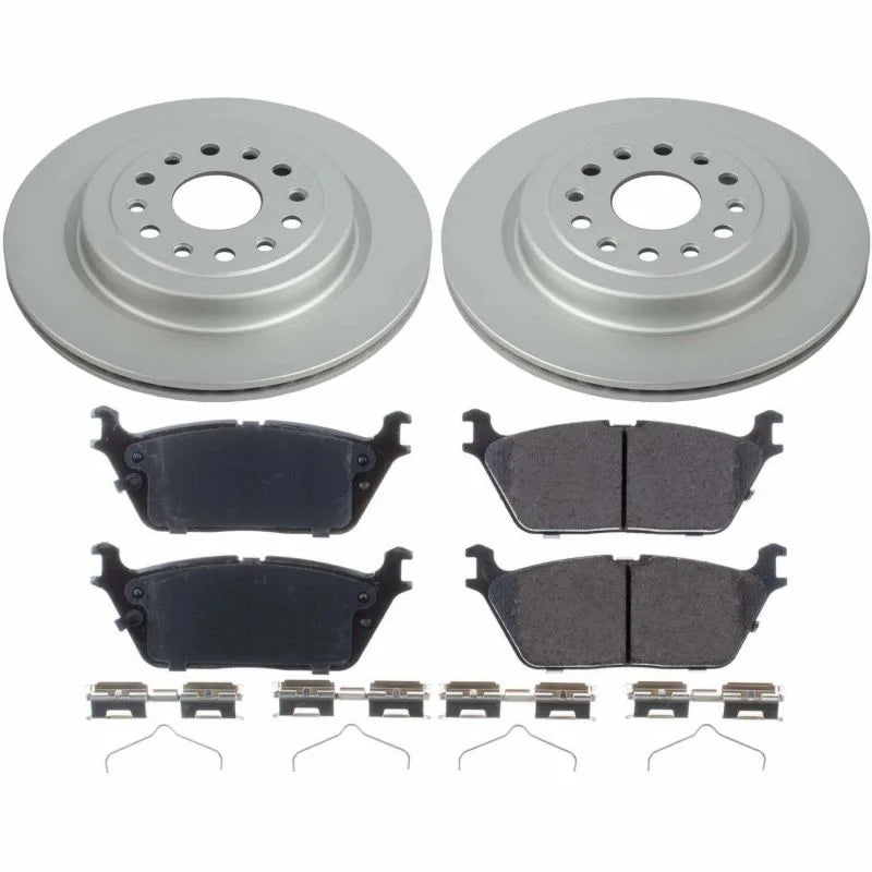 PowerStop Rear Z17 Evolution Geomet Coated Brake Kit fits 2019-2025 Ram 1500