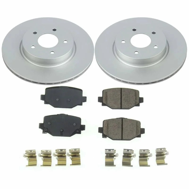 PowerStop Rear Z17 Evolution Geomet Coated Brake Kit fits 2020-2024 Infiniti QX50 Autograph / 2019-2022 Infiniti QX50 Esse...