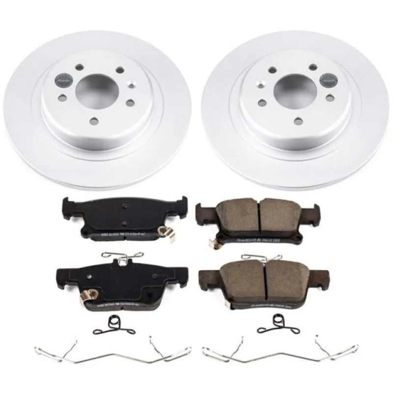 PowerStop Rear Z17 Evolution Geomet Coated Brake Kit fits Buick Envision / 2017-2018 Buick Envision / 2016-2018 Buick Envi...