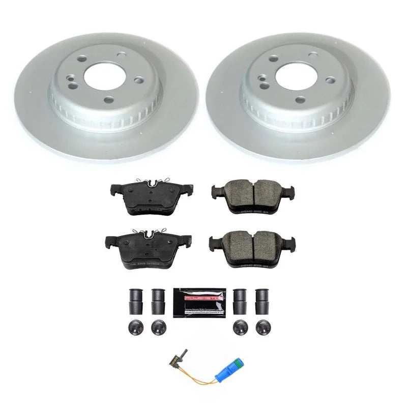 PowerStop Rear Z17 Evolution Geomet Coated Brake Kit fits Mercedes-Benz C300 / 2017-2018 Mercedes-Benz C300 4MATIC