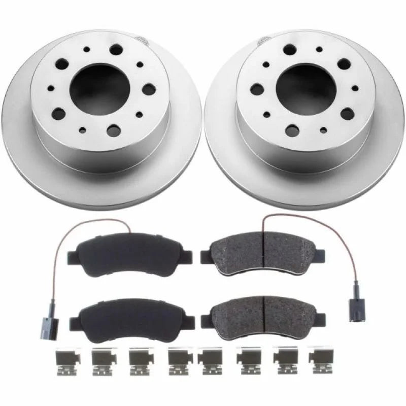 PowerStop Rear Z17 Evolution Geomet Coated Brake Kit fits Ram Promaster / 2014-2021 Ram Promaster 1500 / 2014-2021 Ram Pro...