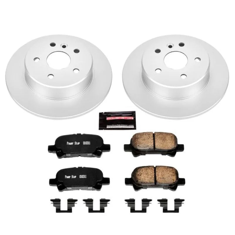 PowerStop Rear Z17 Evolution Geomet Coated Brake Kit fits Toyota Avalon / 2000-2004 Toyota Avalon Xl - Main Product View