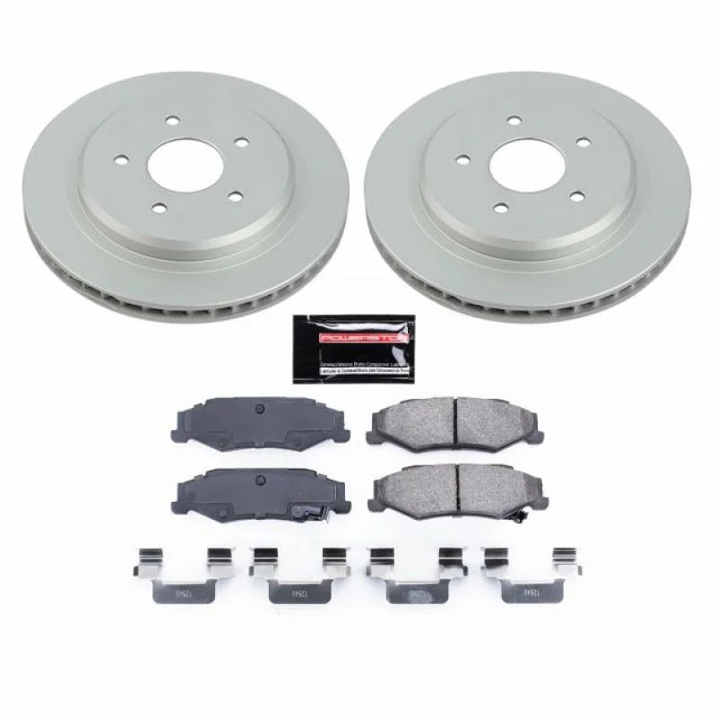 PowerStop Rear Z17 Geomet Coated Brake Kit fits 2004-2008 Cadillac XLR / 2008 2009 Cadillac XLR PLATINUM / 1997-2013 Chevr...