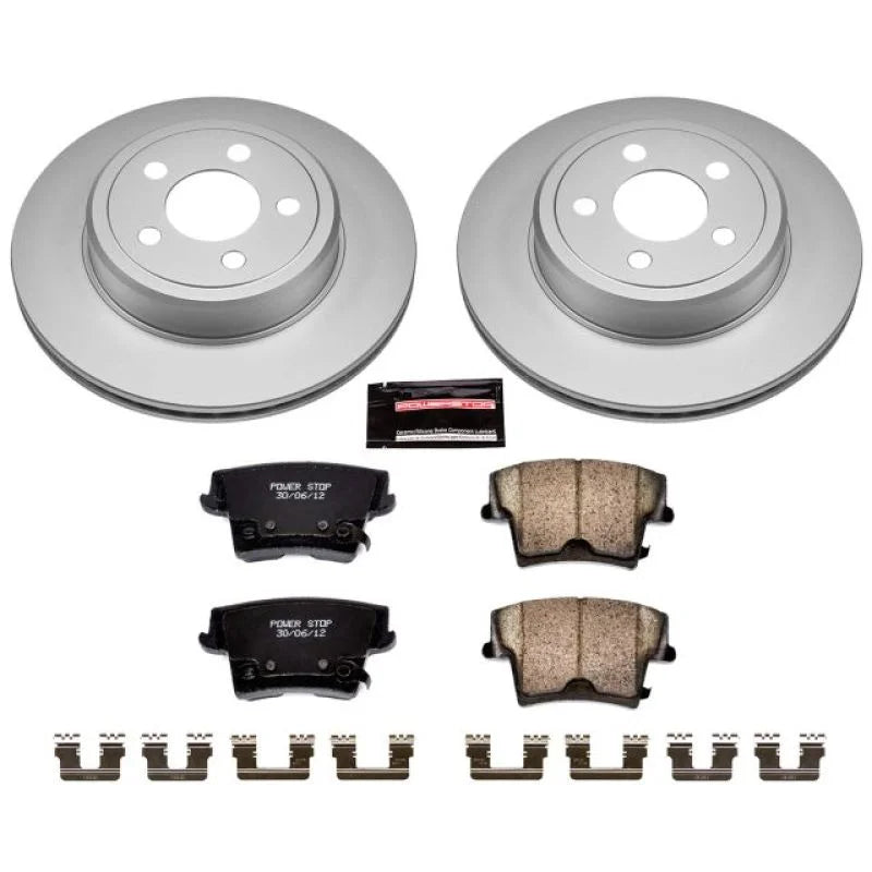 PowerStop Rear Z17 Geomet Coated Brake Kit fits 2005-2010 2013 2018-2023 Chrysler 300 / 2005-2020 Chrysler 300 C / 2005-20...