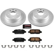 Load image into Gallery viewer, PowerStop Rear Z17 Geomet Coated Brake Kit fits 2008-2012 Infiniti EX35 / 2013 Infiniti EX37 / 2011 2012 Infiniti G25 / 20...