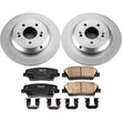 Load image into Gallery viewer, PowerStop Rear Z17 Geomet Coated Brake Kit fits 2009 Hyundai Genesis 3.8 / 2018-2021 Kia Stinger - Main Product View