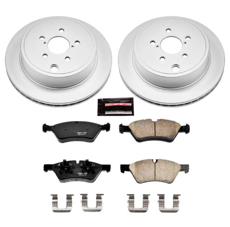 PowerStop Rear Z17 Geomet Coated Brake Kit fits 2013-2016 Scion FR-S / 2013-2024 Subaru BRZ LIMITED / 2013-2024 Subaru BRZ...