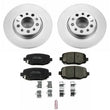 Load image into Gallery viewer, PowerStop Rear Z17 Geomet Coated Brake Kit fits 2016-2020 Fiat 500X / 2015-2023 Jeep Renegade - Main Product View