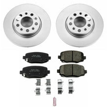 Load image into Gallery viewer, PowerStop Rear Z17 Geomet Coated Brake Kit fits 2016-2020 Fiat 500X / 2015-2023 Jeep Renegade - Main Product View