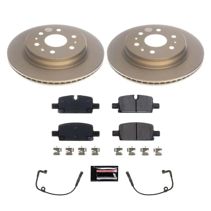 PowerStop Rear Z17 Geomet Coated Brake Kit fits 2021-2024 Cadillac Escalade Luxury / 2023 Cadillac Escalade / 2021-2024 Ca...